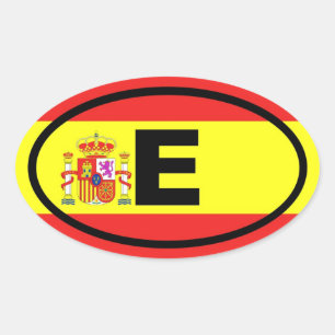 スペインEヨーロッパ 楕円形シール