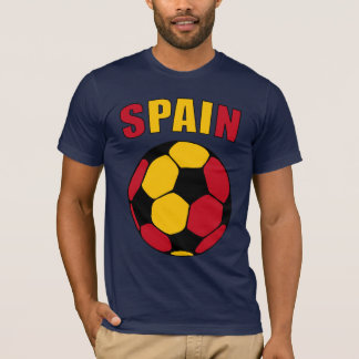 スペインFooty (暗い) Tシャツ