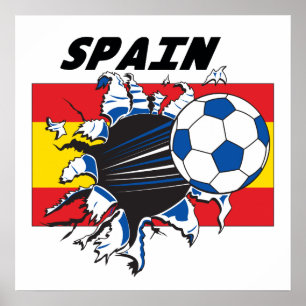 スペインFutbolポスター ポスター