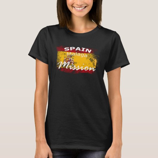 スペインMalaga Mormon LDS宣教師 Tシャツ (正面)