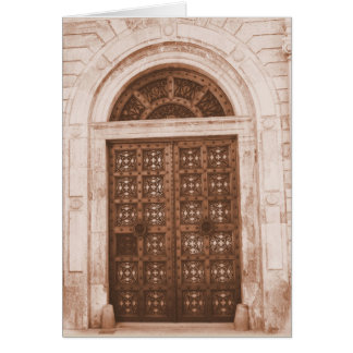 スペインOld Quarter Barcelonaの木製ドア