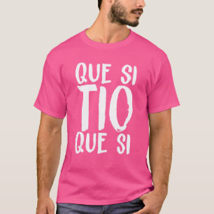 スペインQue Siティオスペインのことわざおもしろいミームヤングペオ Tシャツ