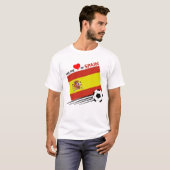 スペインTシャツ（白）。01 Tシャツ (正面フル)