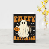 スペキュラム産科看護パピー・ハロウィン・ゴースト カード (黄色い花)