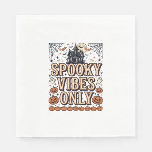 スペクシーな雰囲気限定 ビンテージ ハロウィンTシャツ デザイン1 スタンダードランチョンナプキン