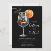 スペクタキュラーなドリンク ハロウィンパーティ 招待状 (正面)