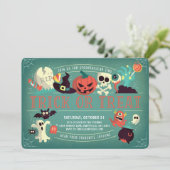 スペクタキュラーなハロウィンパーティーのご招待 招待状 (スタンド正面)