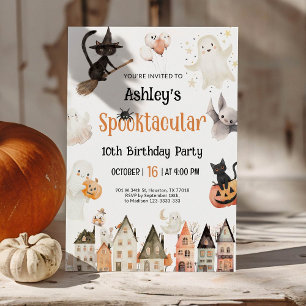 スペクタキュラーなパーティー ハロウィン 誕生日 招待状