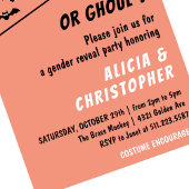 スペクタキュラー ゴースト オレンジ ハロウィン 性別発表 招待状