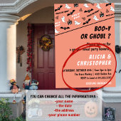 スペクタキュラー ゴースト オレンジ ハロウィン 性別発表 招待状