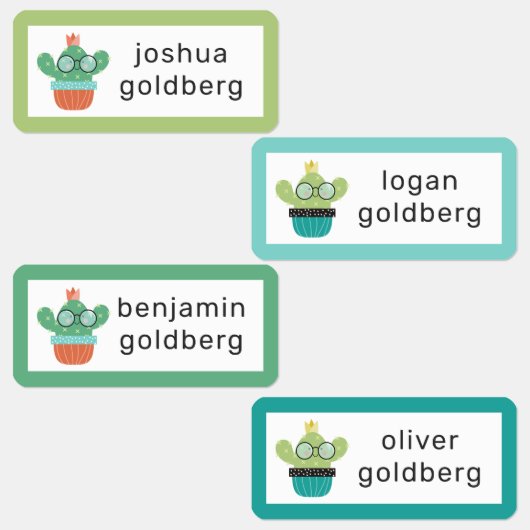 スペクタクルサボテンの名前の追加 ラベル (グループ)