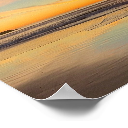 スペクタブルサンセット – ヴェネツィアビーチ, CA ポスター (角)