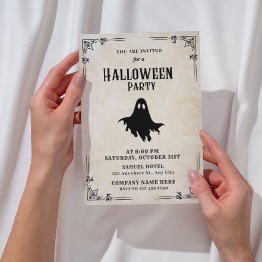 スペクタークラシックパーティーハロウィーン 招待状