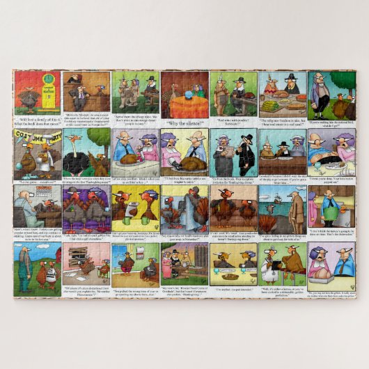 スペクトおもしろいックルサンクスギビングパズル ジグソーパズル (横)