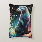 スペクトラムエッジ: Otters Glow アクセントクッション (裏面(縦))