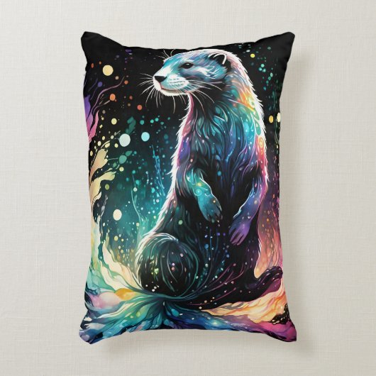 スペクトラムエッジ: Otters Glow アクセントクッション (正面(垂直))