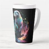 スペクトラムエッジ: Otters Glow カフェラテマグ (右アングル)