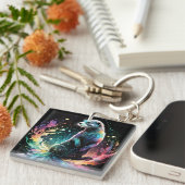 スペクトラムエッジ: Otters Glow キーホルダー (正面右)