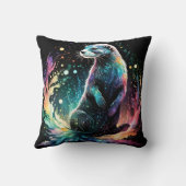 スペクトラムエッジ: Otters Glow クッション (裏面)