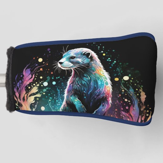 スペクトラムエッジ: Otters Glow ゴルフヘッドカバー (正面)