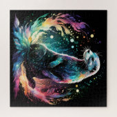 スペクトラムエッジ: Otters Glow ジグソーパズル (横)