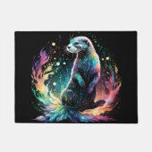 スペクトラムエッジ: Otters Glow ドアマット (正面)