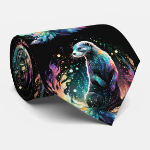 スペクトラムエッジ: Otters Glow ネクタイ