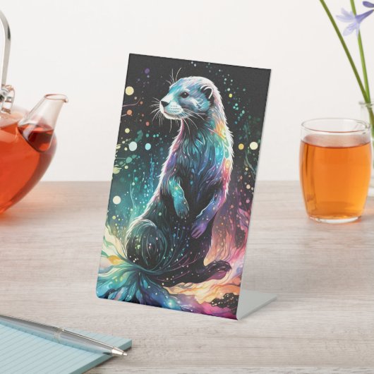 スペクトラムエッジ： Otters Glow 台座サイン (インサイチュ)