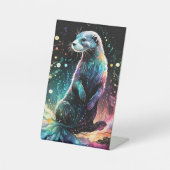 スペクトラムエッジ： Otters Glow 台座サイン (正面)