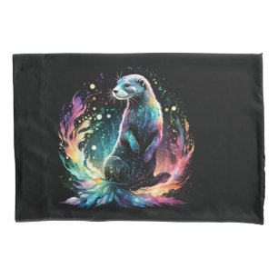 スペクトラムエッジ： Otters Glow 枕カバー