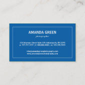 スペクトラムモノグラム名刺（青） 名刺 (裏面)