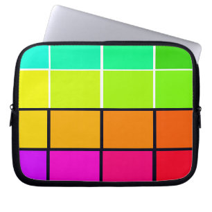 スペクトルのカラフル6は柔らかいラップトップのiPadの場合をファスナー ラップトップスリーブ