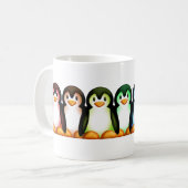 スペクトルのペンギン コーヒーマグカップ (正面左)