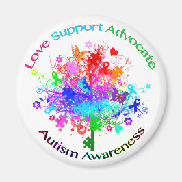 スペクトルの自閉症の木 マグネット