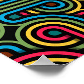 スペクトルらせん状 ポスター (角)