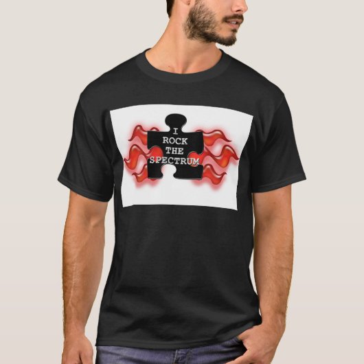 スペクトルを揺すって下さい! Tシャツ (正面)