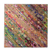 スペクトルガラスビーズ タイル (正面)