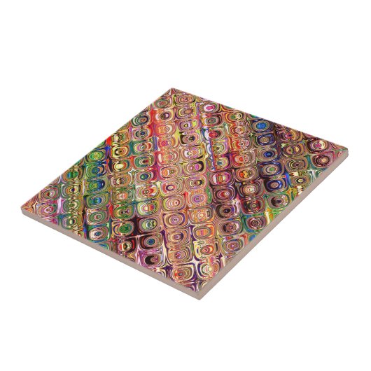 スペクトルガラスビーズ タイル (側面)