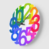 スペクトルゴシックフォント ラージ壁時計 (傾斜)