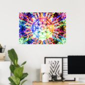 スペクトルフラクタル ポスター (ホームオフィス)