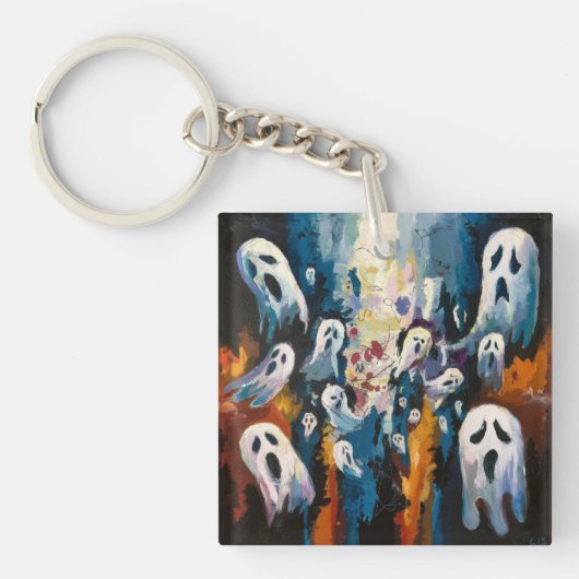 スペクトルループ キーホルダー (正面)