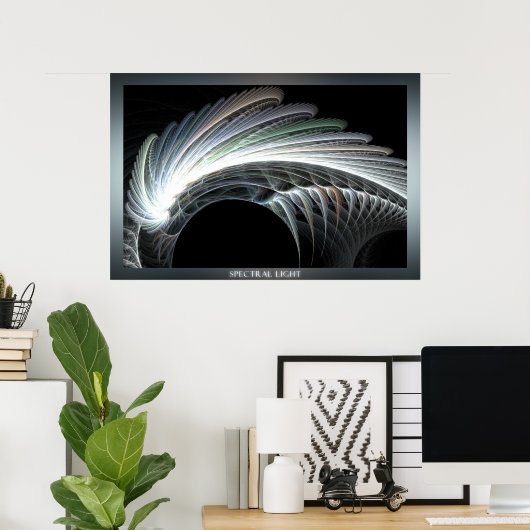 スペクトル光 ポスター (ホームオフィス)