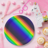 スペクトル太陽の対角線 ペーパープレート (パーティー)