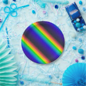 スペクトル太陽の対角線 ペーパープレート (パーティー)