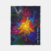 スペクトル太陽の フリースブランケット (正面)