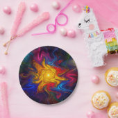 スペクトル太陽の ペーパープレート (パーティー)