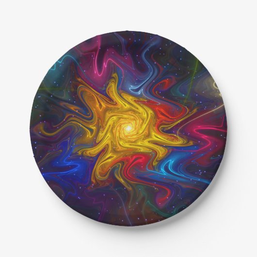 スペクトル太陽の ペーパープレート (正面)