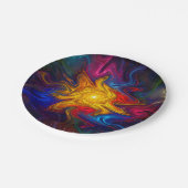 スペクトル太陽の ペーパープレート (アングル)