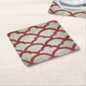 スペクトル対称性VII スクエアペーパーコースター (アングル)