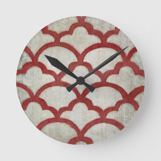 スペクトル対称性VII ラウンド壁時計 (正面)